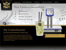 Tablet Screenshot of die-cocktailmacher.de